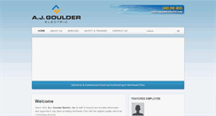 Desktop Screenshot of ajgoulderelectric.com